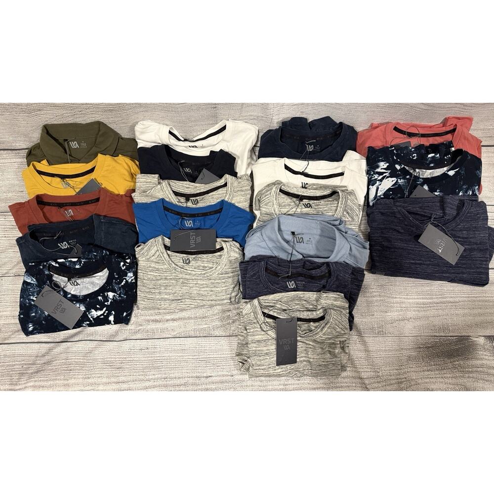 Lot Of 20 NEW W/tags Men’s VRST Short Sleeve T Shirts, Resellers Lot Mixed Sizes